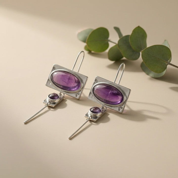 Jolie Amethyst Earrings
