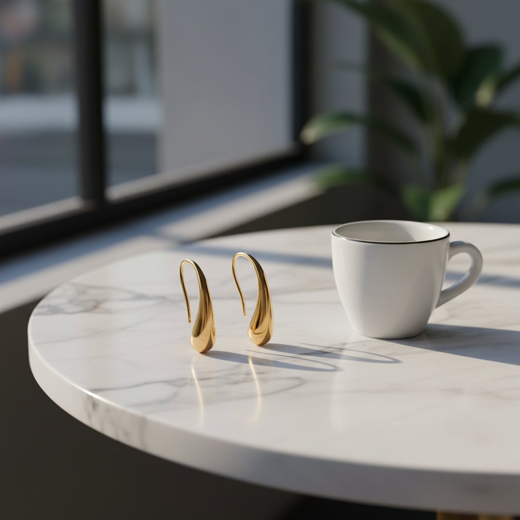 Marisole Gold Earrings