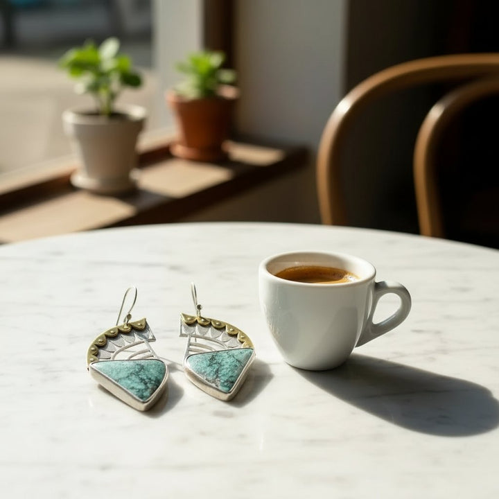 Seraphine Turquoise Earrings