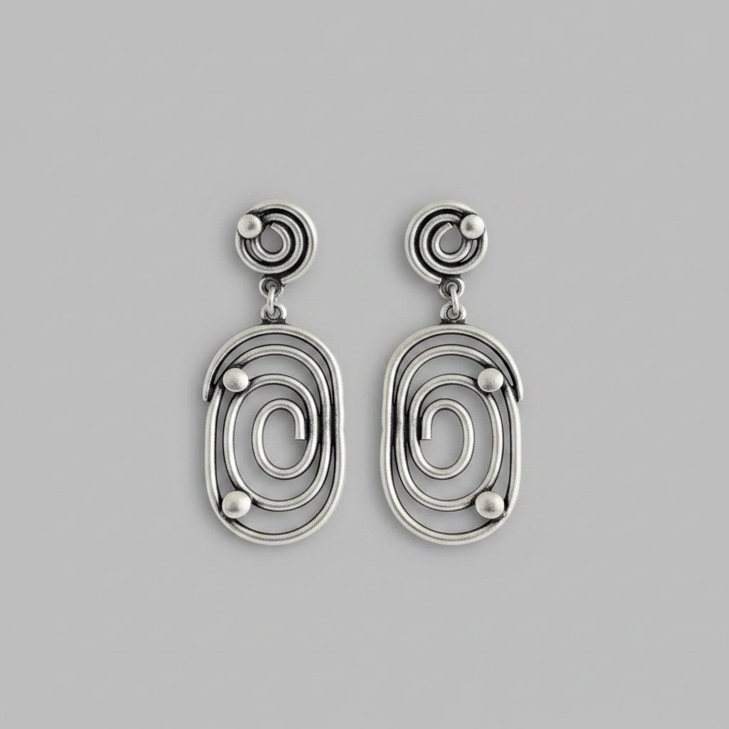 Seraphine Silver Earrings