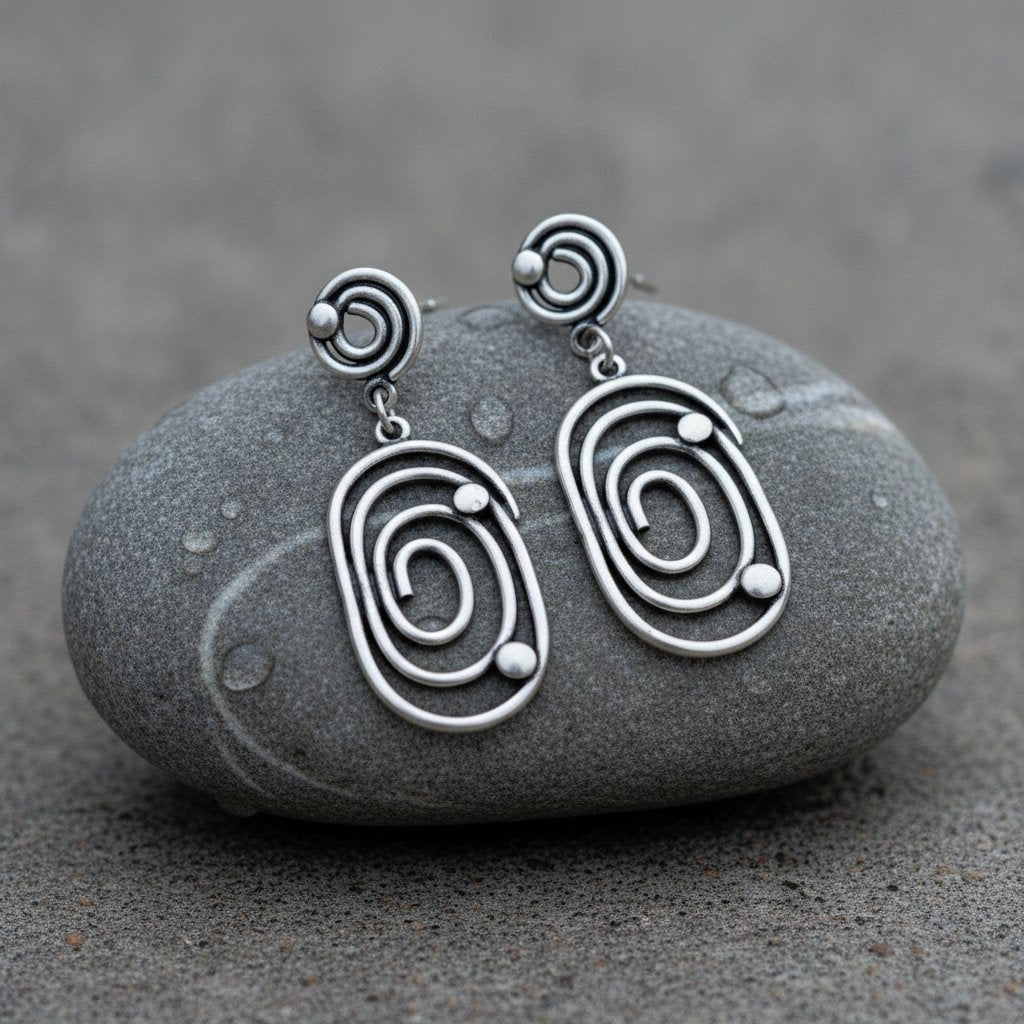 Seraphine Silver Earrings