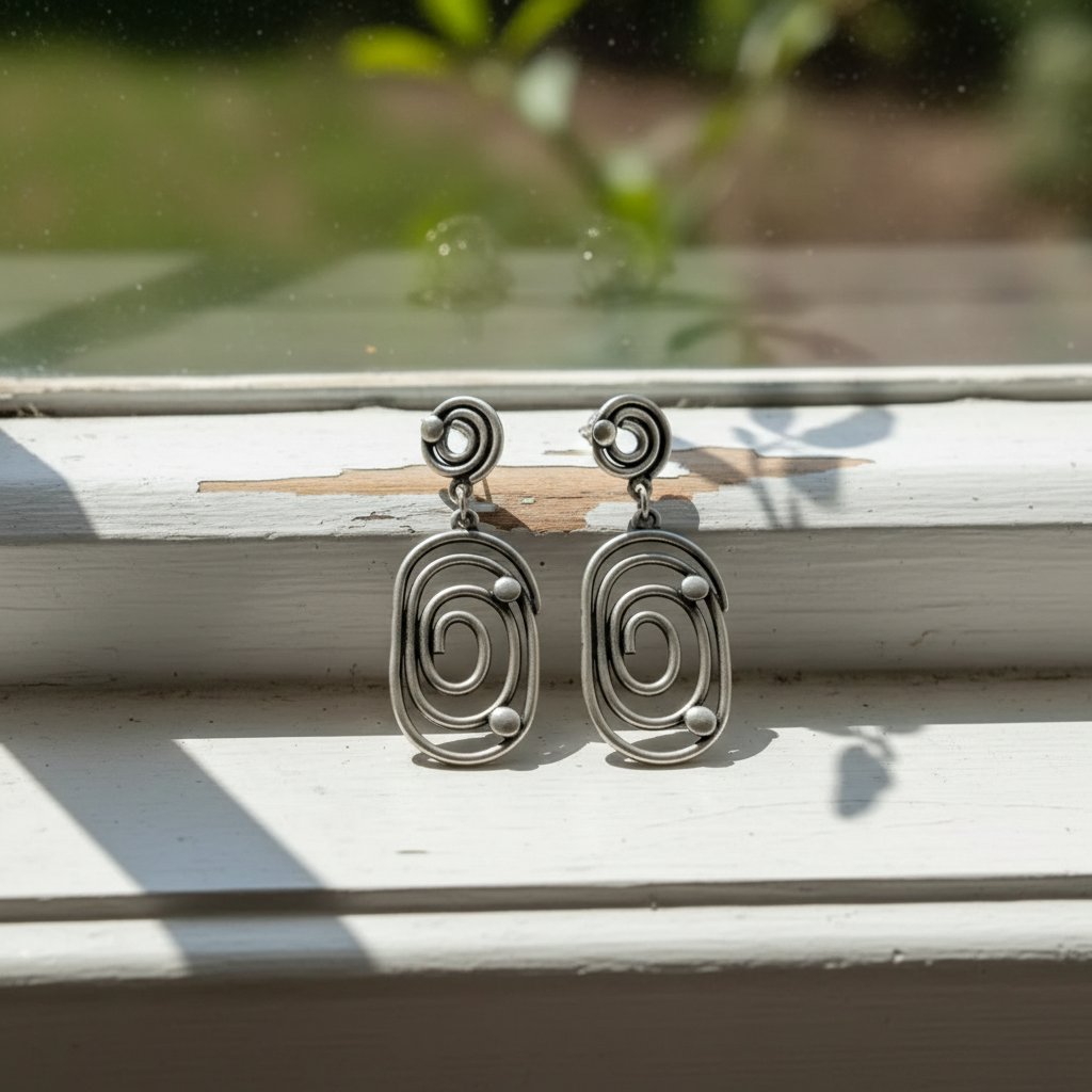 Seraphine Silver Earrings