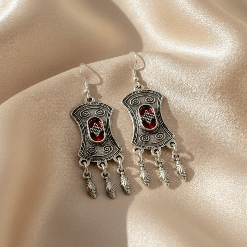 Seraphine Silver Earrings