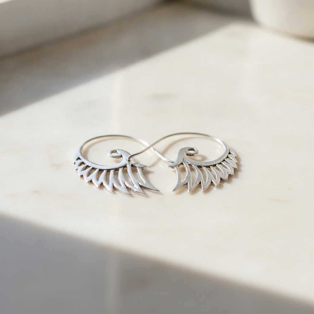 Seraphine Silver Earrings