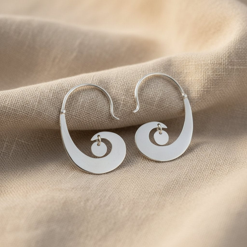 Seraphine Silver Earrings