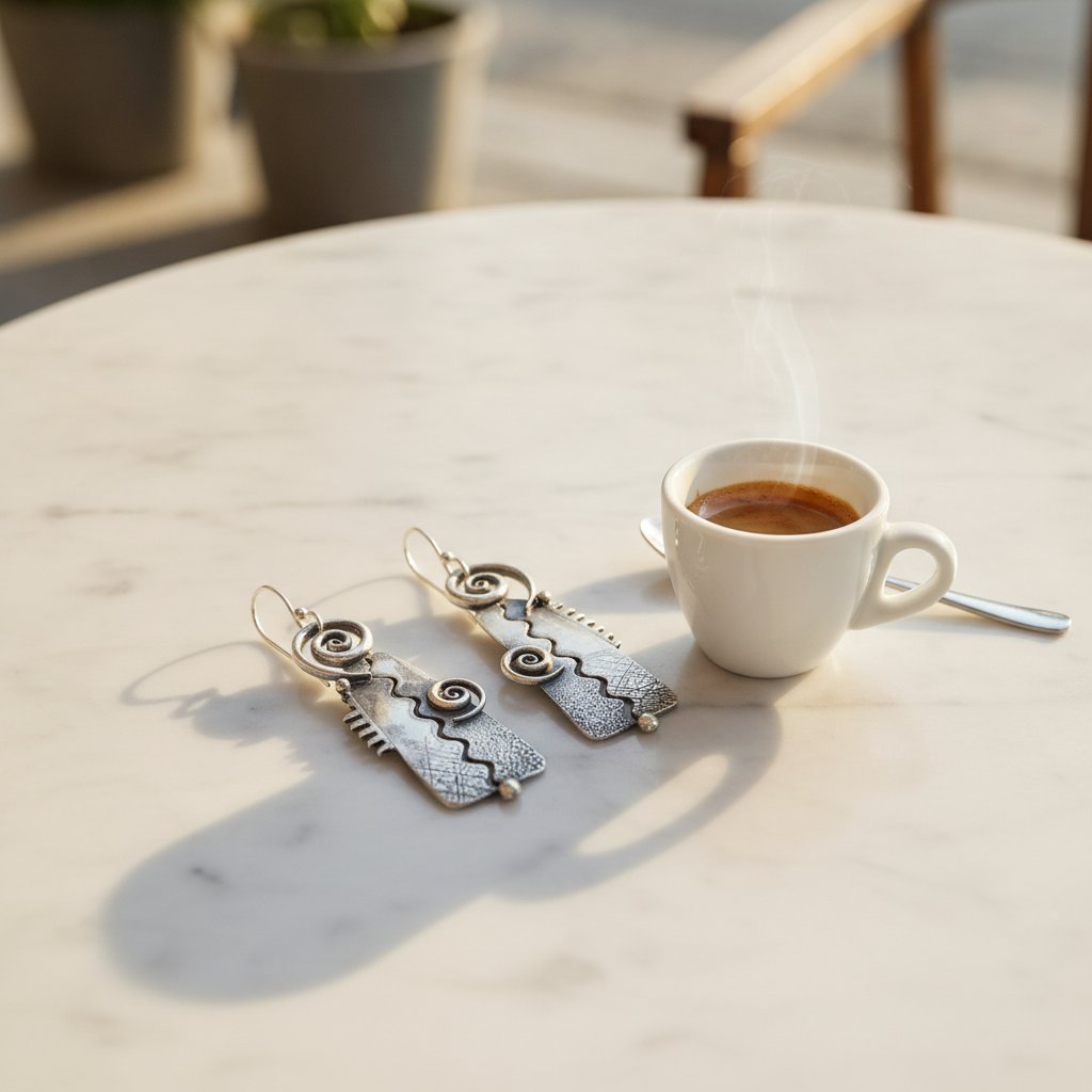 Seraphine Silver Earrings