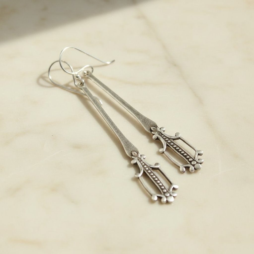 Seraphine Silver Earrings