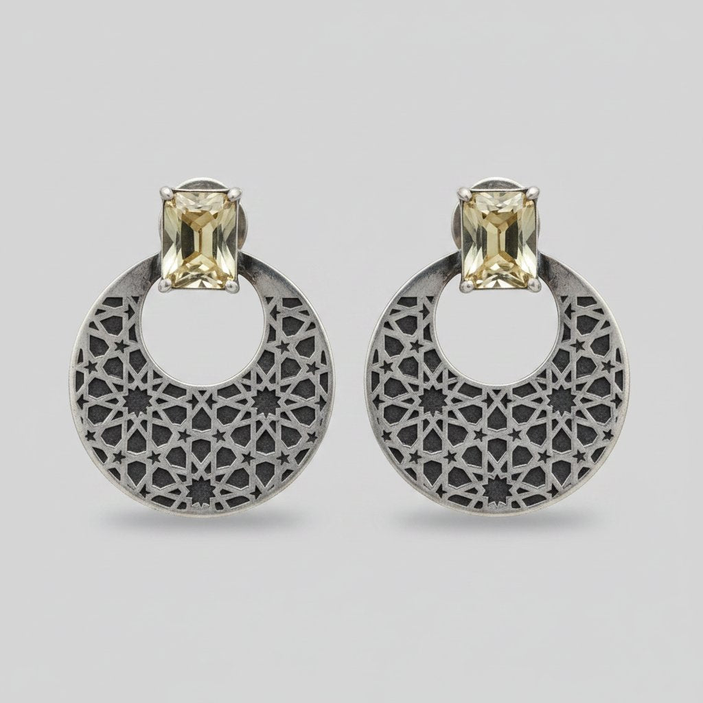 Seraphine Silver Earrings