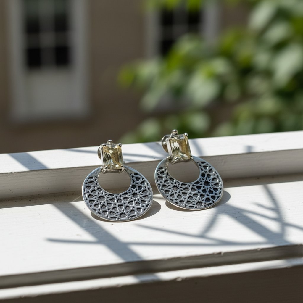 Seraphine Silver Earrings