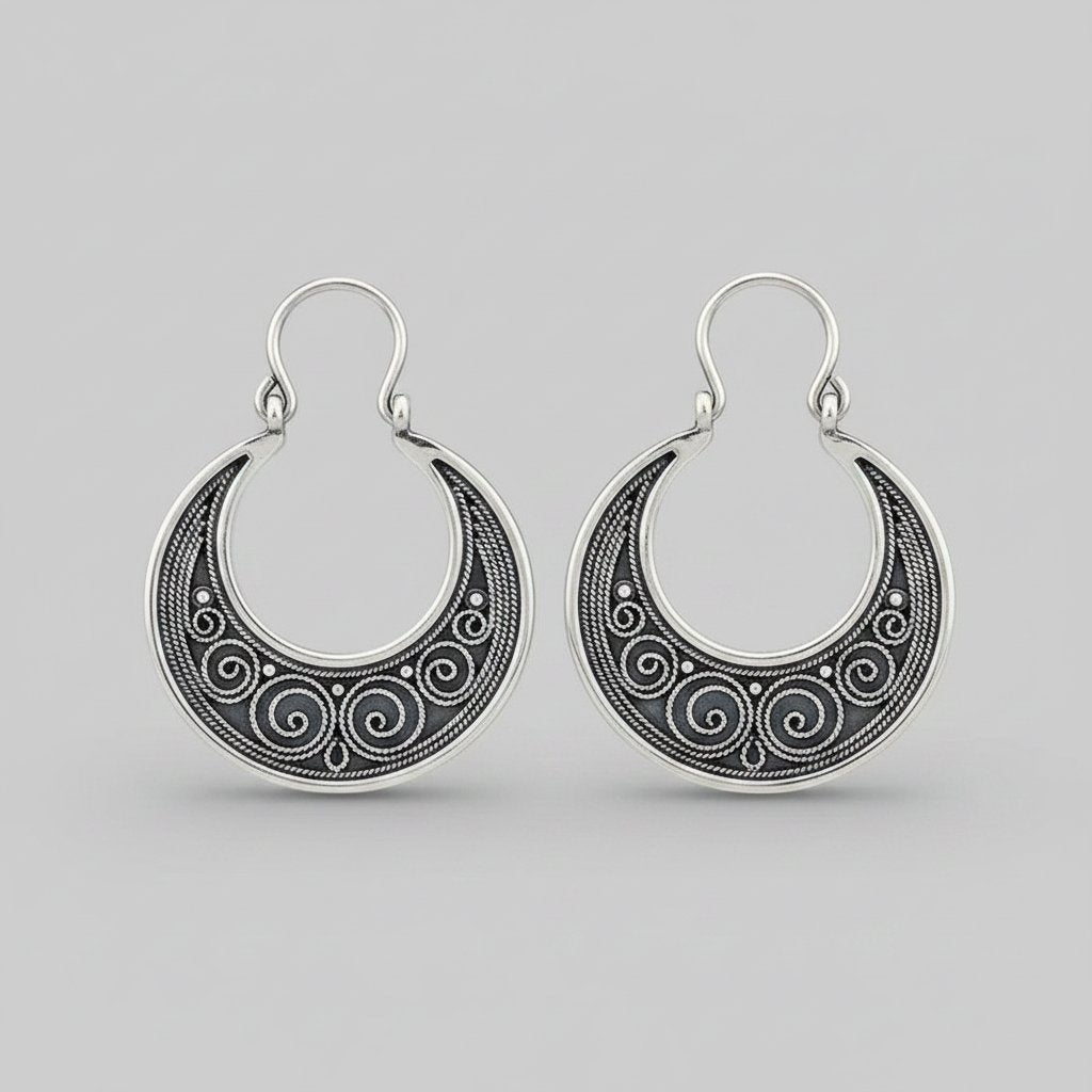 Seraphine Silver Earrings