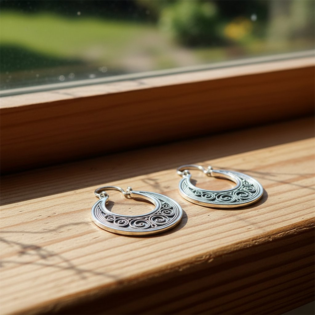 Seraphine Silver Earrings