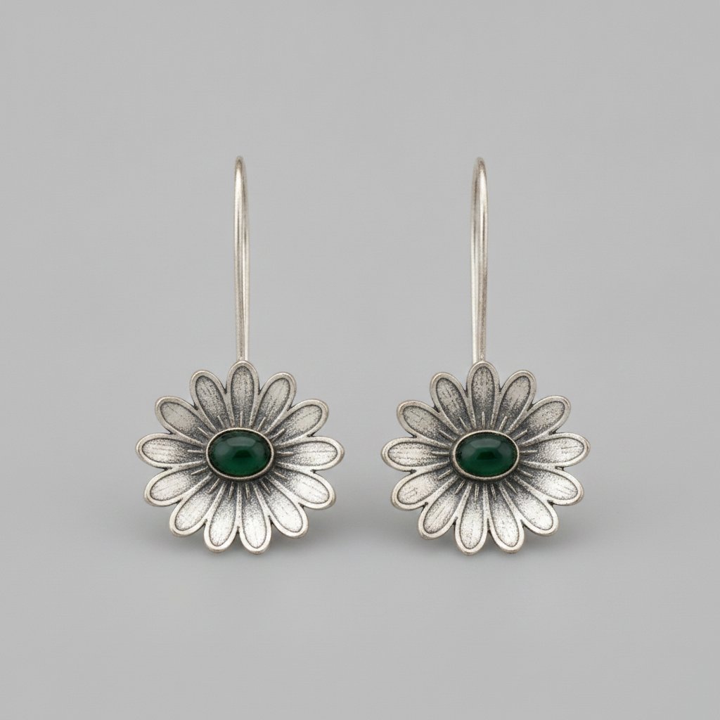 Seraphine Silver Earrings