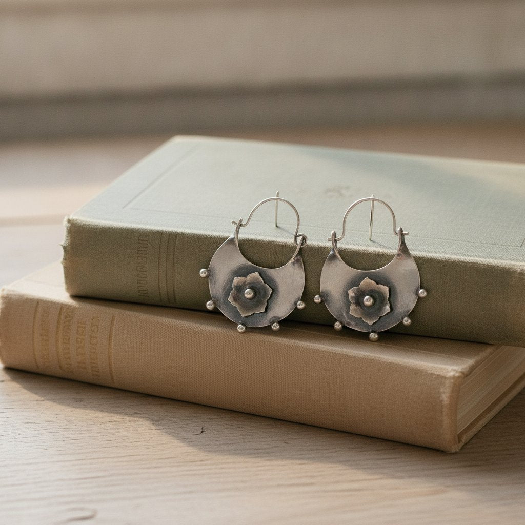 Seraphine Silver Earrings