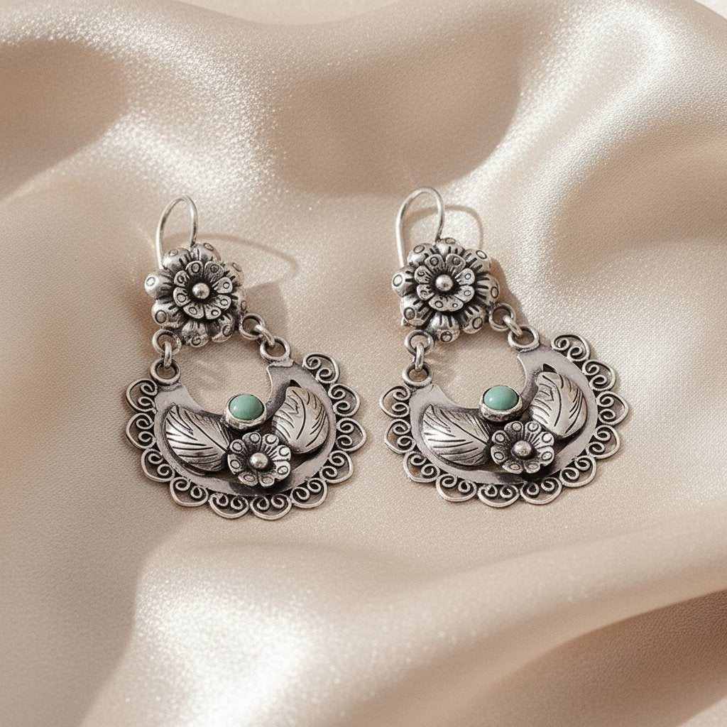 Seraphine Silver Earrings