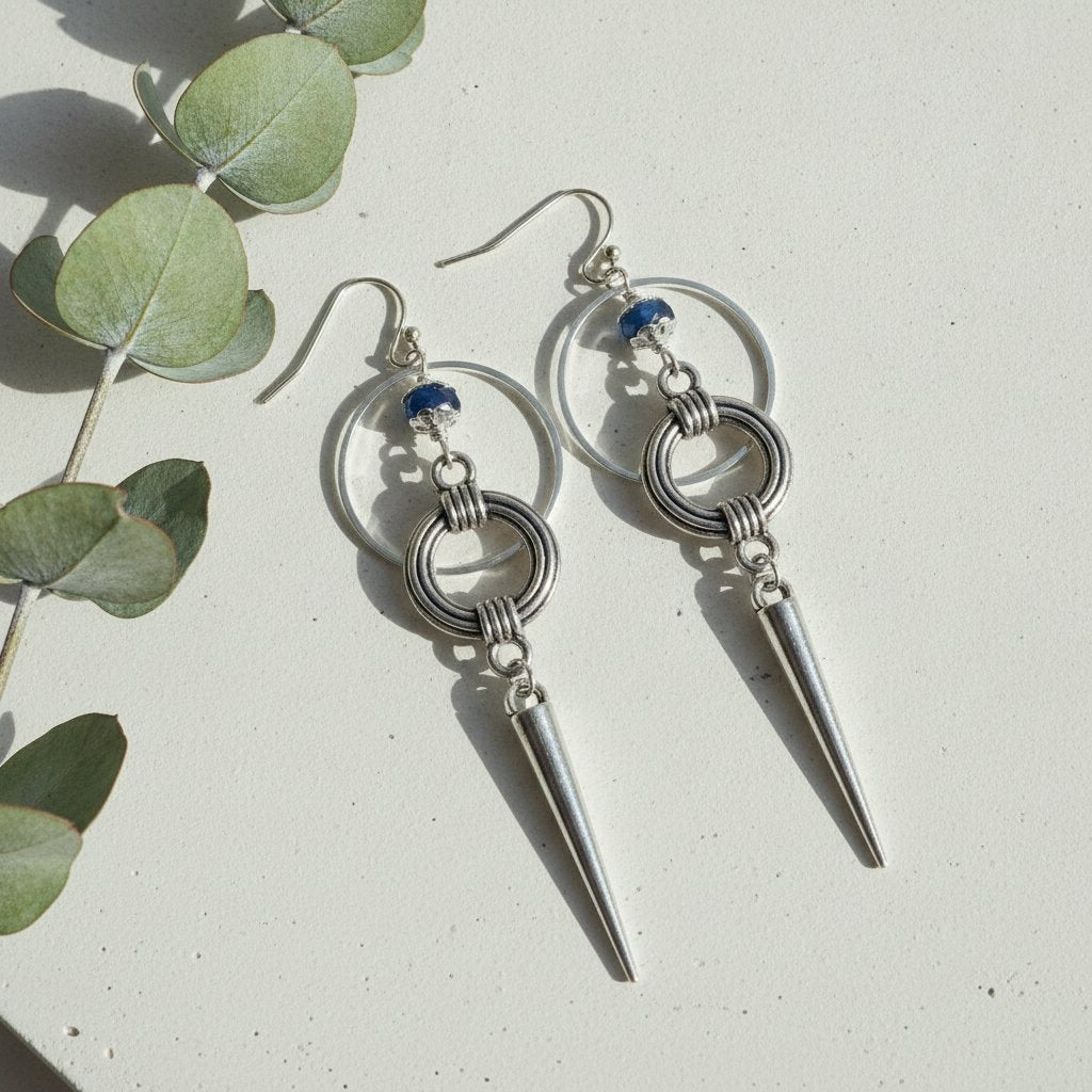Seraphine Silver Earrings