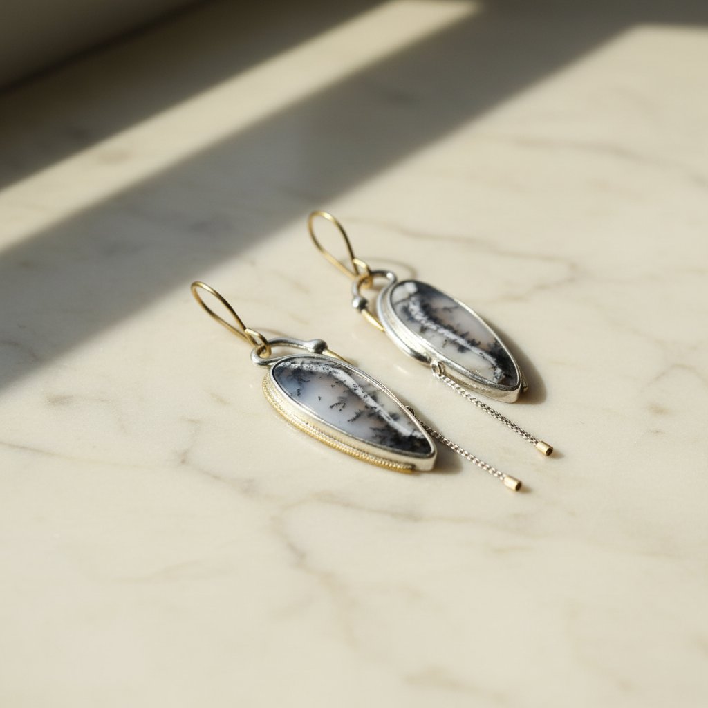Seraphine Silver Earrings