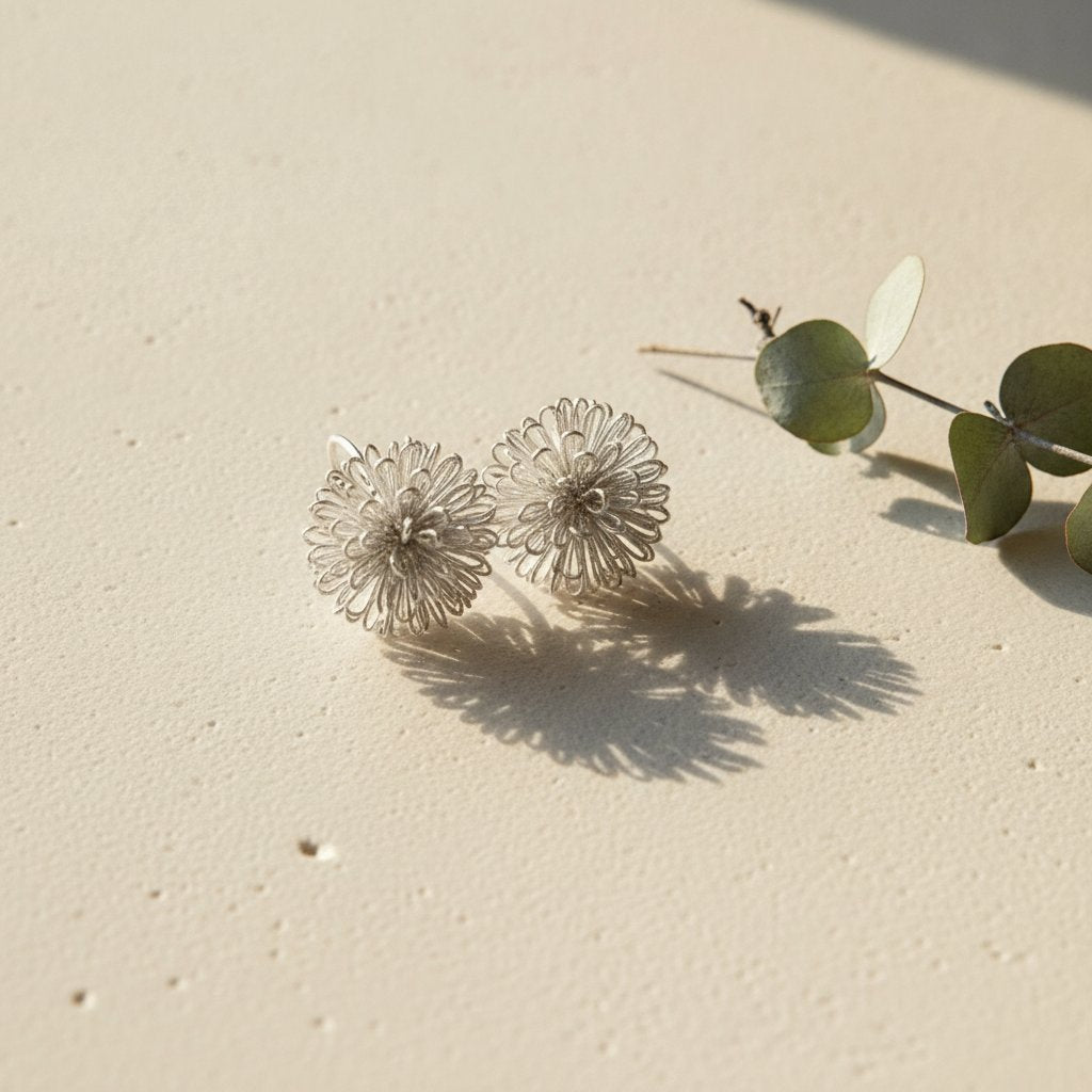 Seraphine Silver Earrings