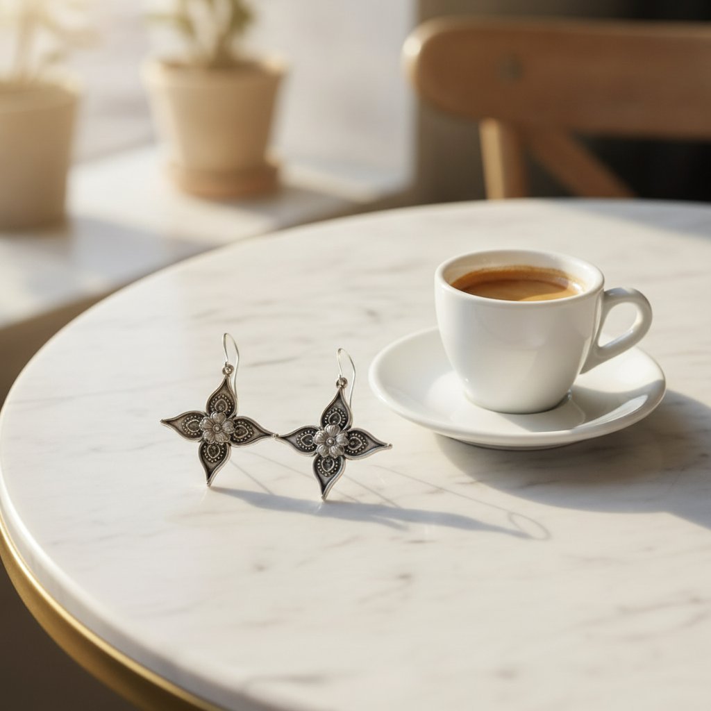 Seraphine Silver Earrings