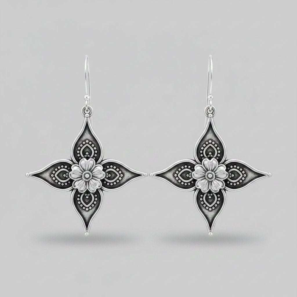 Seraphine Silver Earrings
