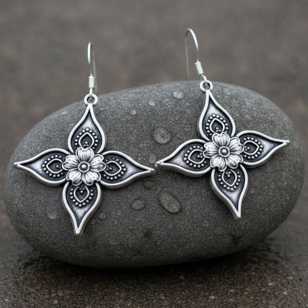Seraphine Silver Earrings