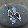 Boucles d'oreilles argent & cristal