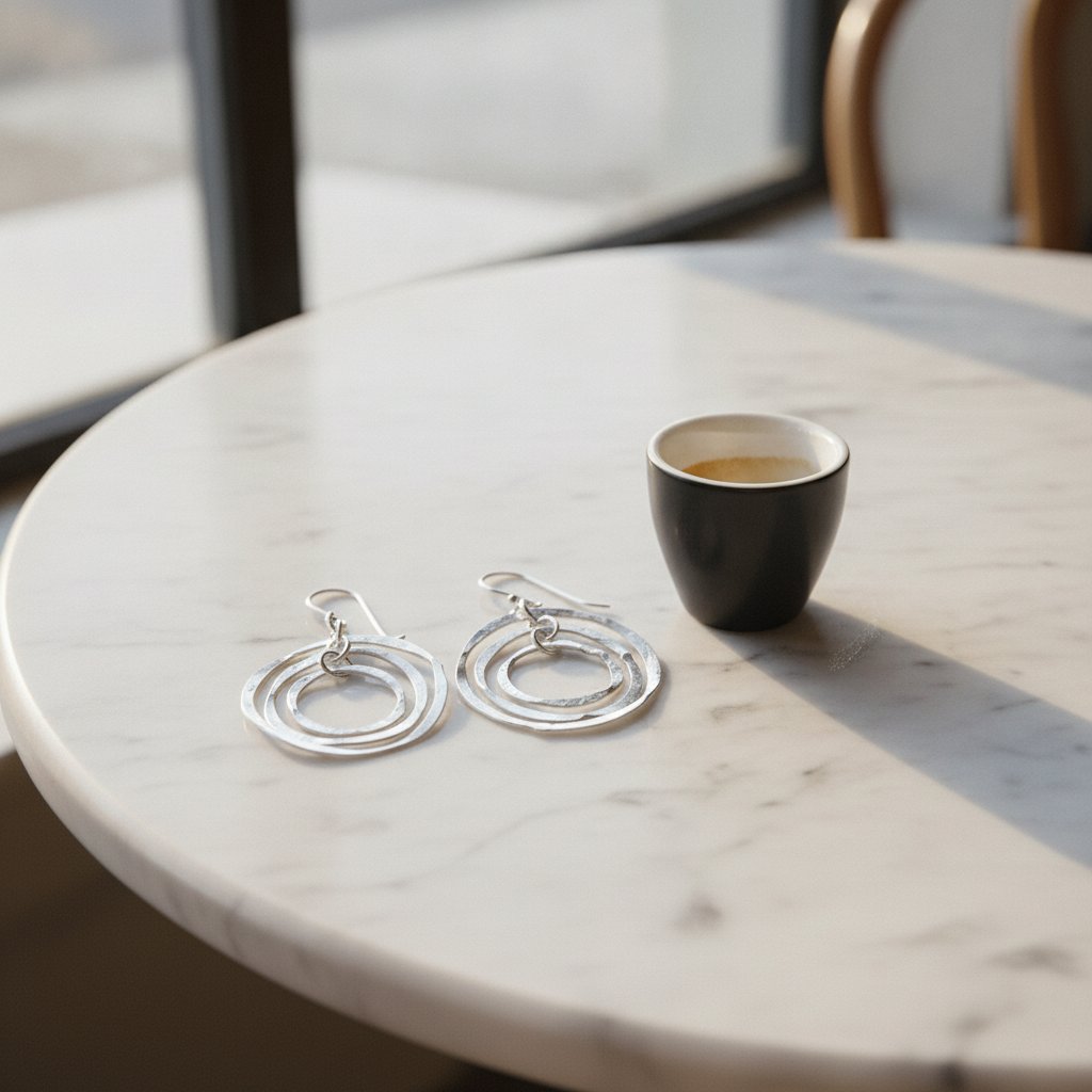 Seraphine Silver Earrings