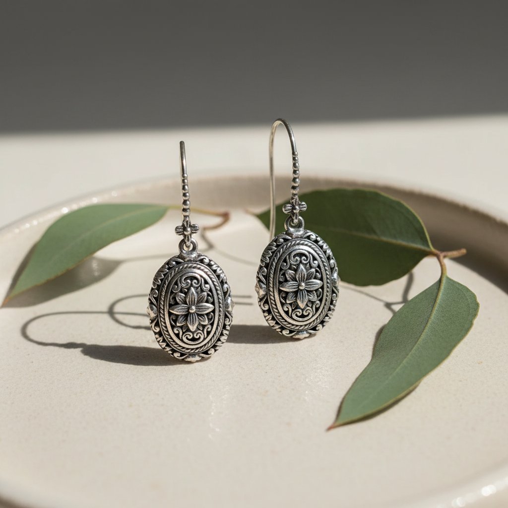 Seraphine Silver Earrings