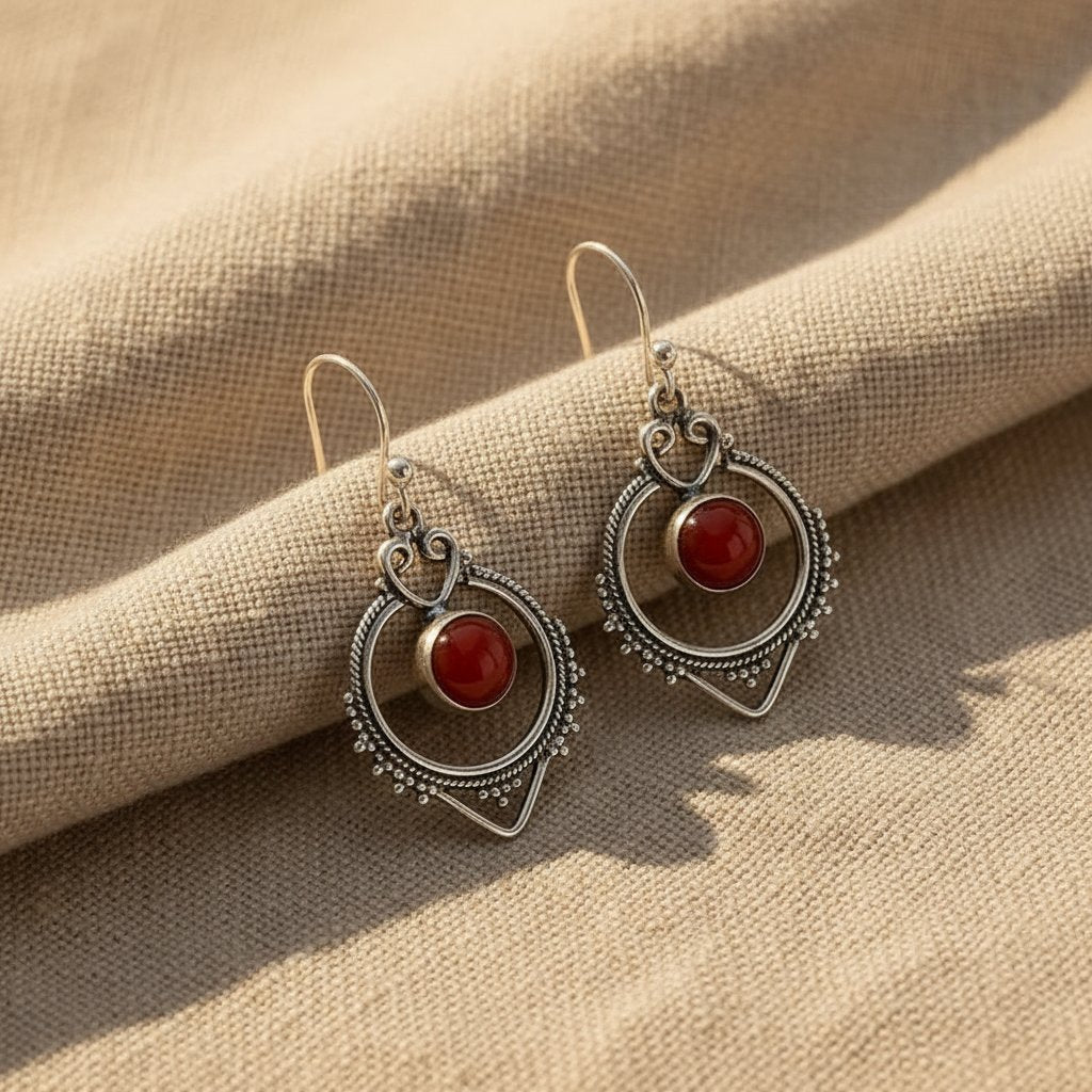 Seraphine Silver Earrings