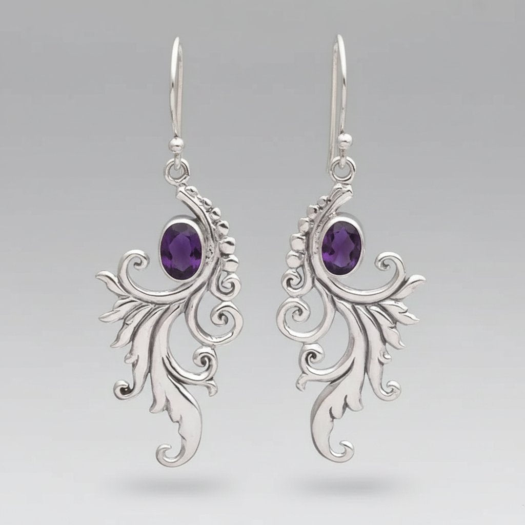 Seraphine Silver Earrings