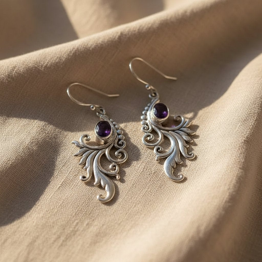 Seraphine Silver Earrings