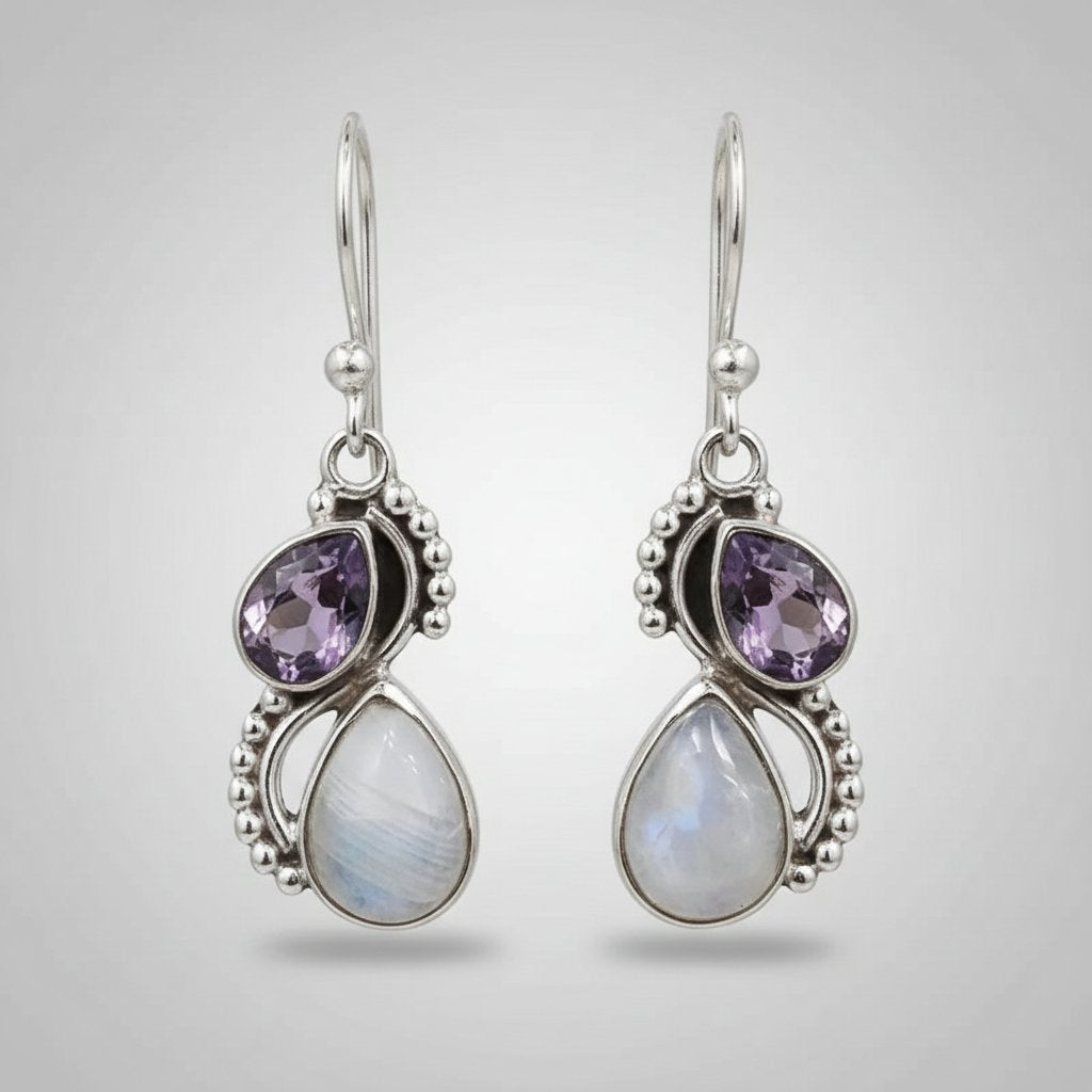 Delphine Moonstone Earrings