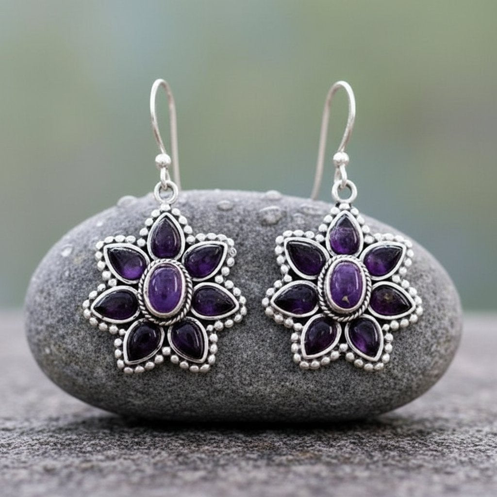 Delphine Silver Earrings