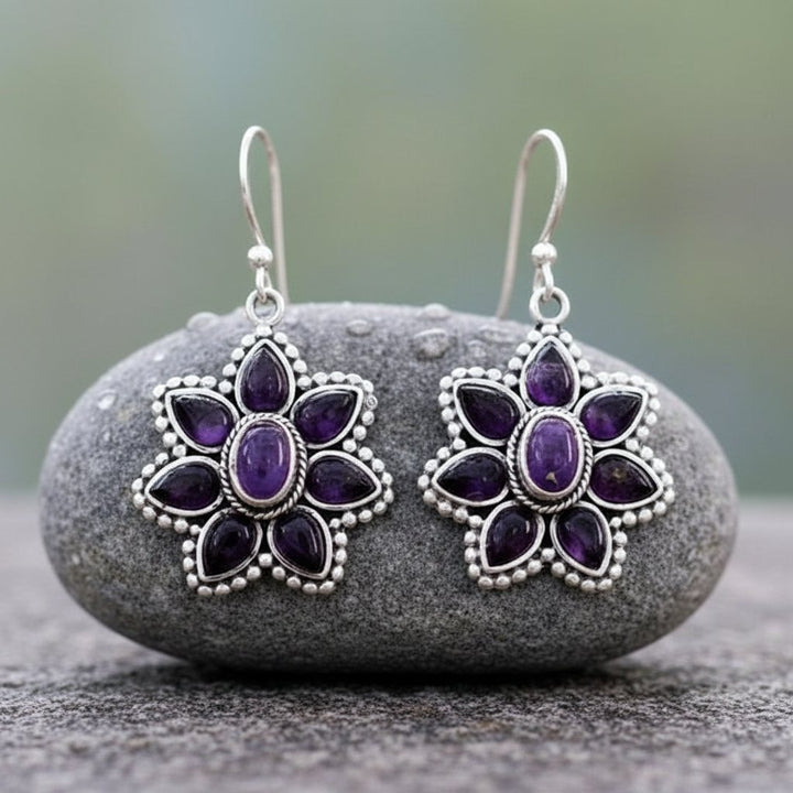 Delphine Silver Earrings