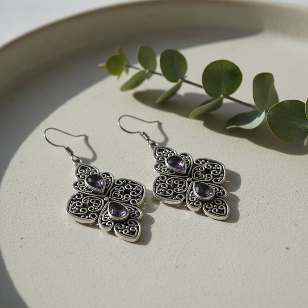 Delphine Crystal Earrings
