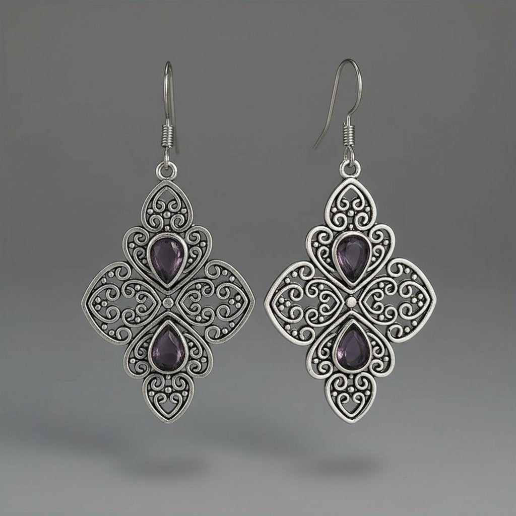 Delphine Crystal Earrings
