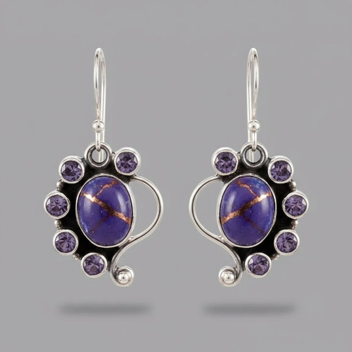 Delphine Silver Earrings