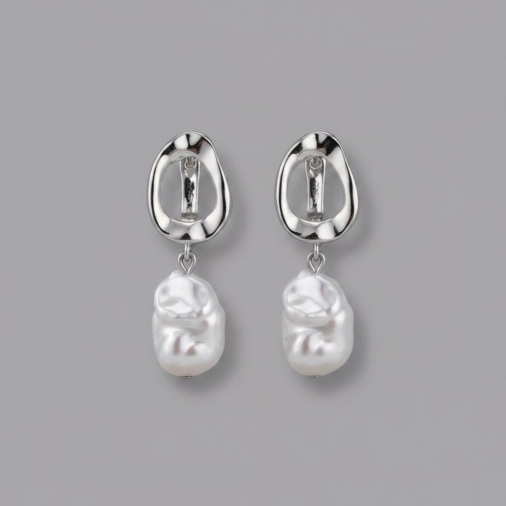 Delphine Pearl Earrings