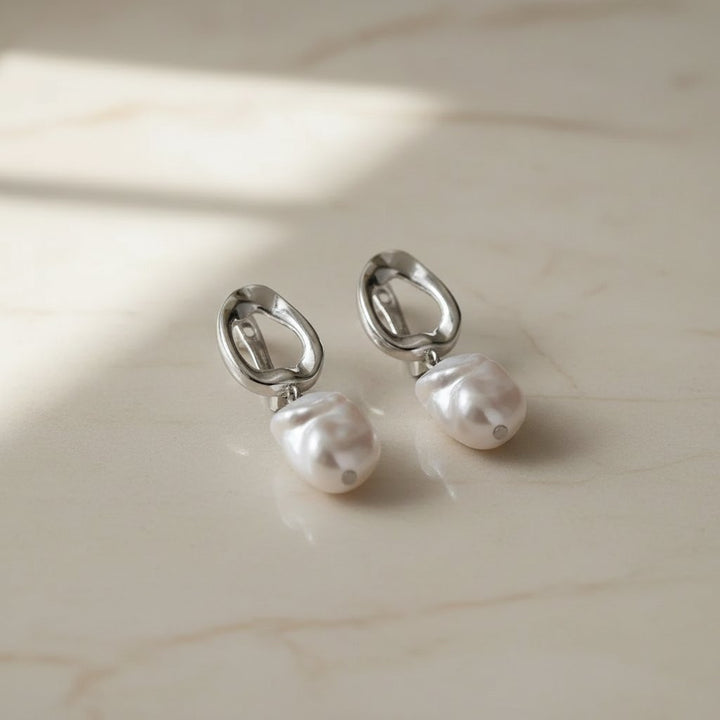 Delphine Pearl Earrings