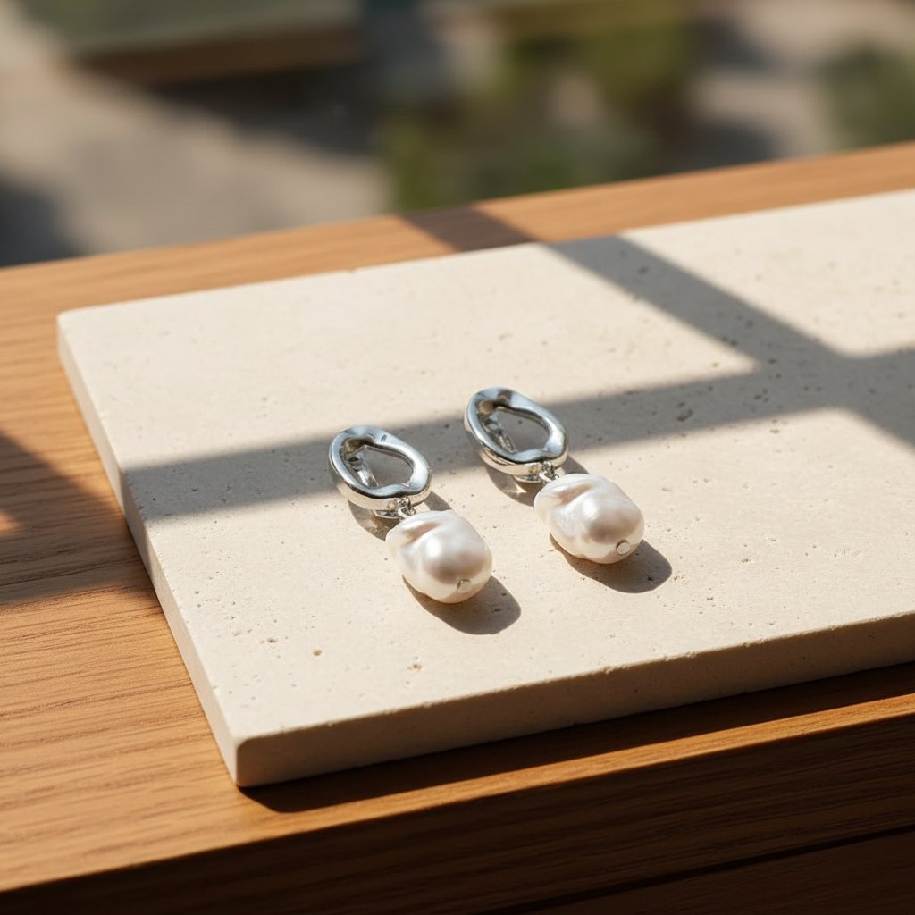 Delphine Pearl Earrings
