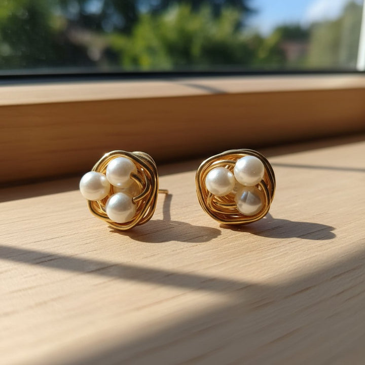 Delphine Pearl Earrings