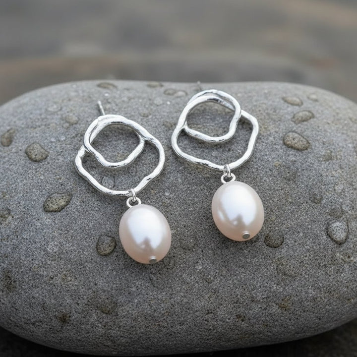 Delphine Pearl Earrings