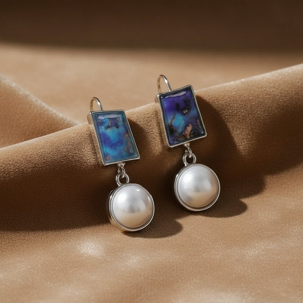 Delphine Pearl Earrings