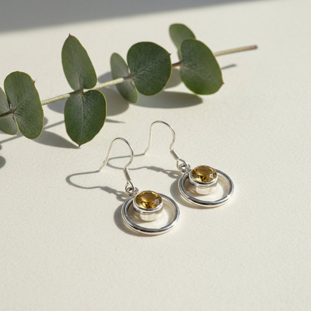 Delphine Silver Earrings