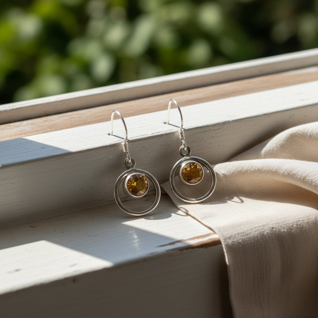 Delphine Silver Earrings