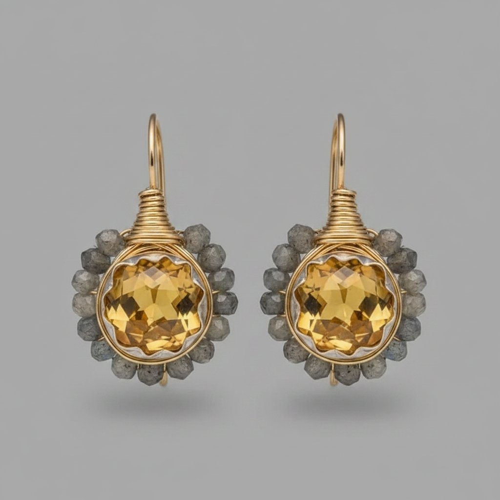 Delphine Crystal Earrings