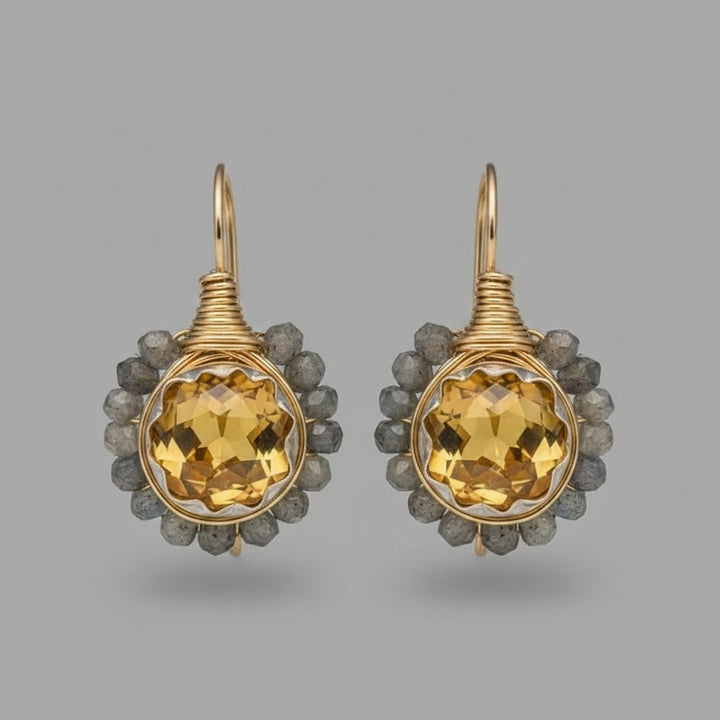 Delphine Crystal Earrings
