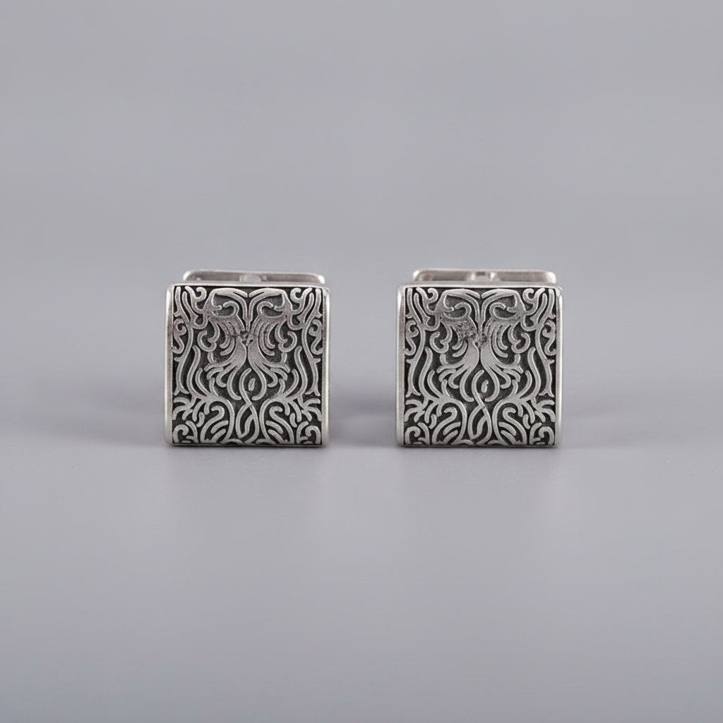 Delphine Silver Earrings