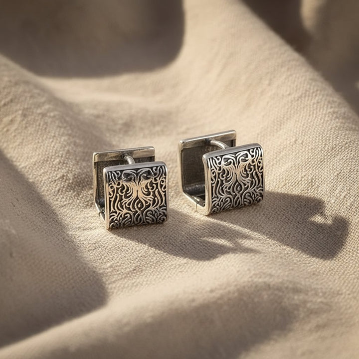 Delphine Silver Earrings