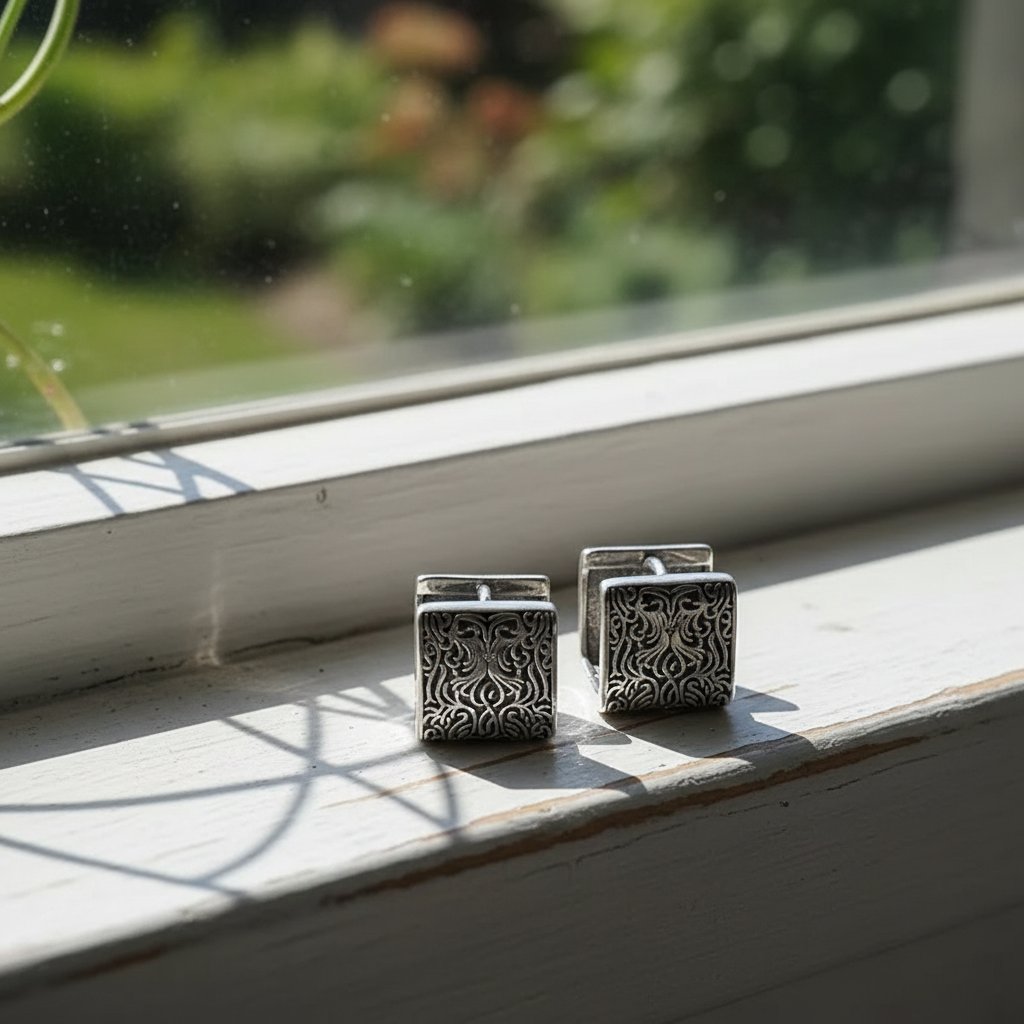 Delphine Silver Earrings