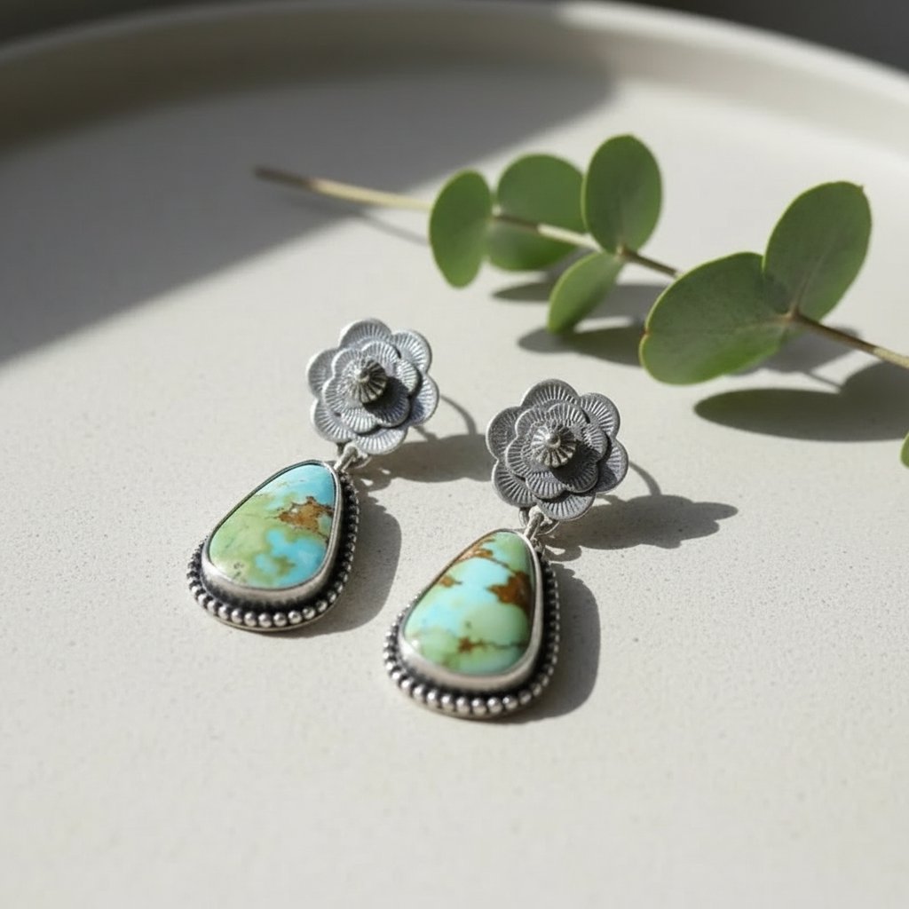 Delphine Turquoise Earrings